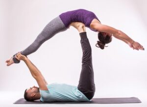 yoga couple pose