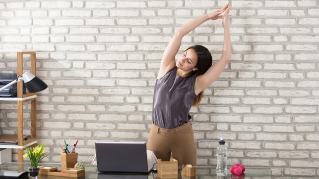 yoga at work