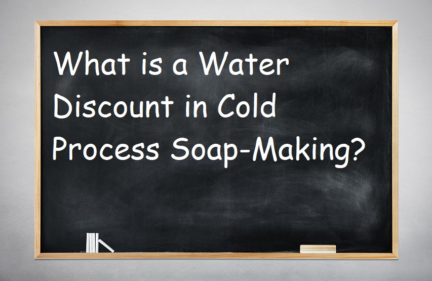 water discount in soap making