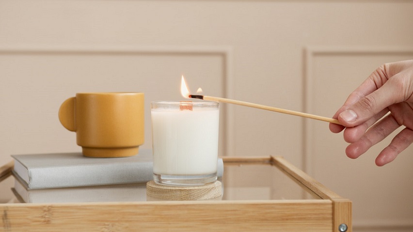 burning soy wax in candle making 