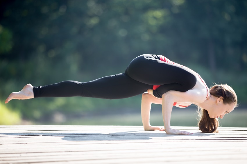 flying pigeon pose