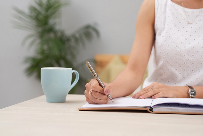 stress journaling is another relaxing technique for the mind and body