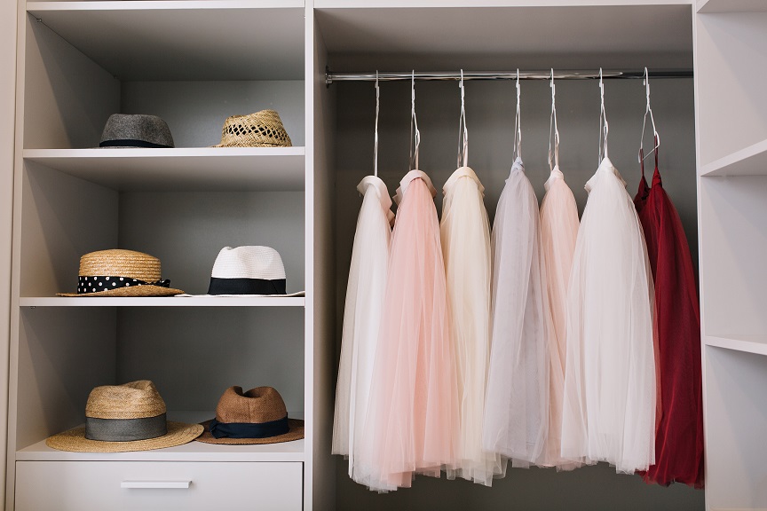 use categories for closet organization