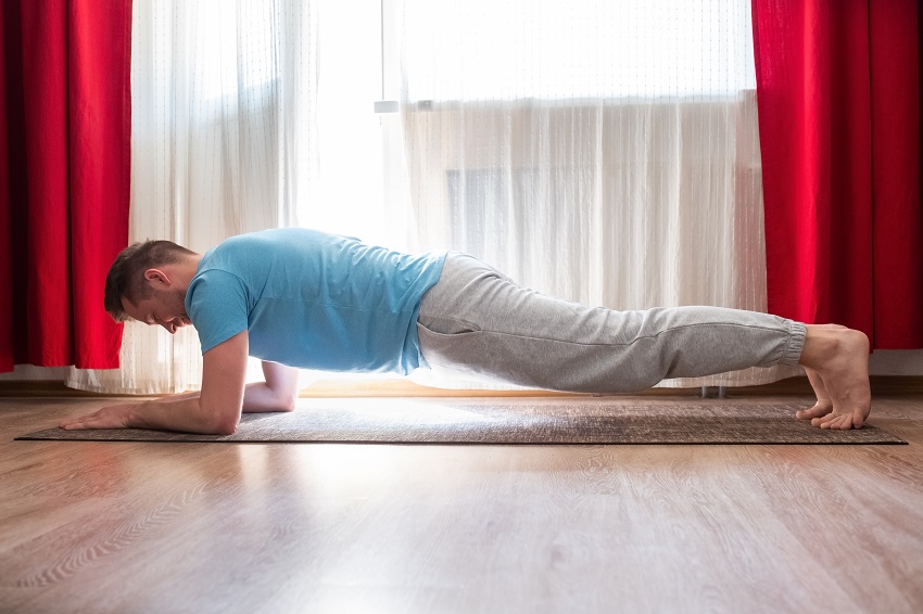 plank pose