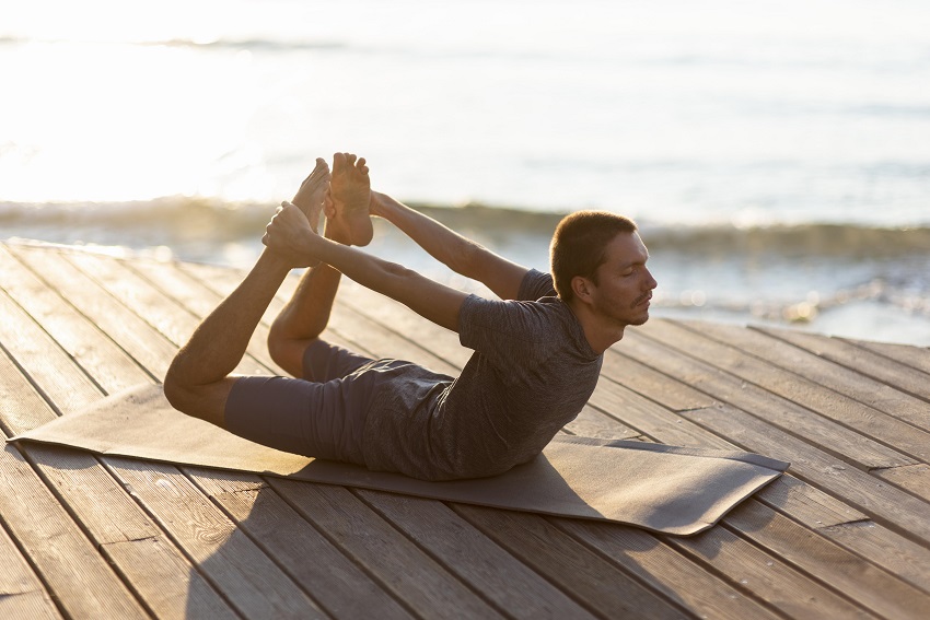 bow yoga pose