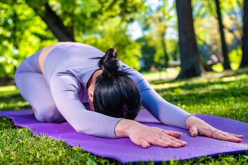 child's yoga pose