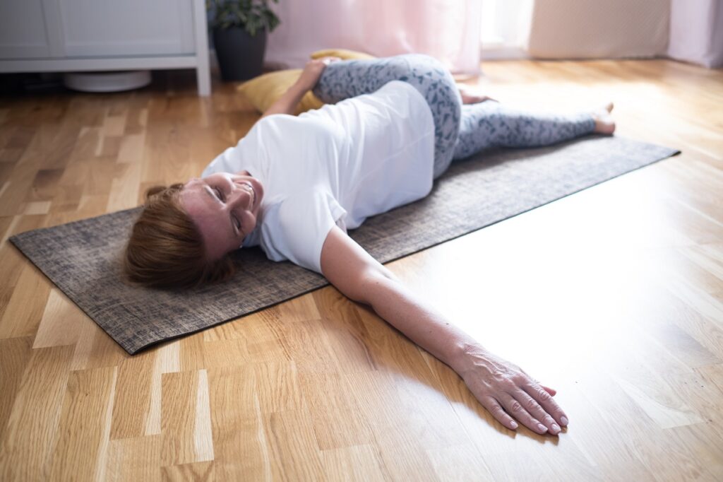 Supine Spinal Twist (Supta Matsyendrasana)