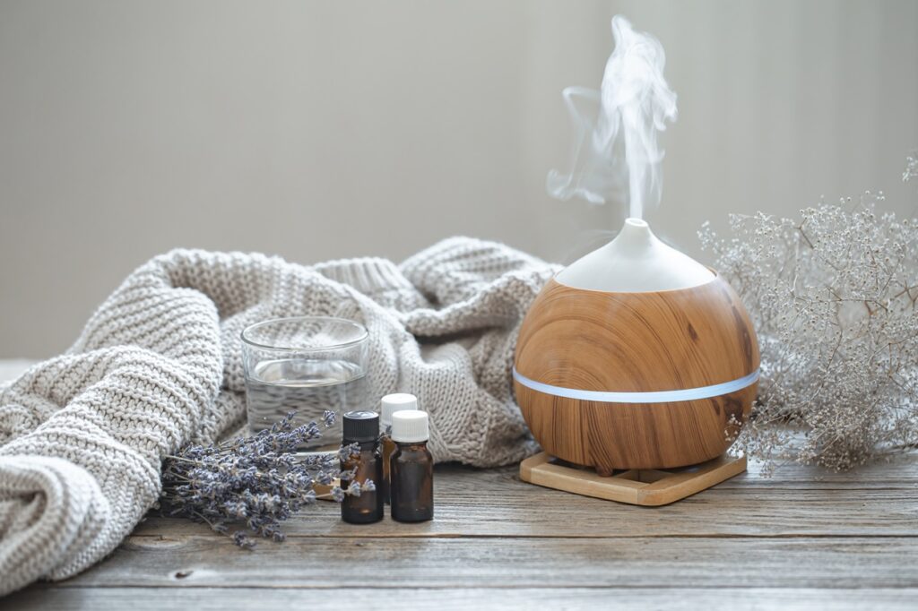 essential oils and diffusers